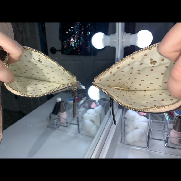 Rose gold Kate Spade wristlet. Lightly used - Picture 3 of 3